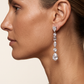 Diamond Cascade Statement Necklace Set
