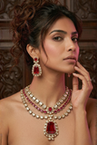 Kundan Jadau Necklace Set – Indian Luxury