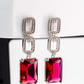 Multi Stone Cubic Necklace Set