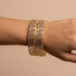 Two-Tone Grecian Luxe Bangle Pair