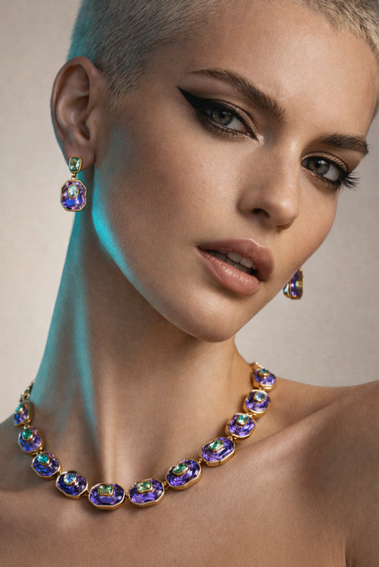 Lavender Glow Necklace Set