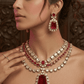 Regal Ruby Layered Necklace Set