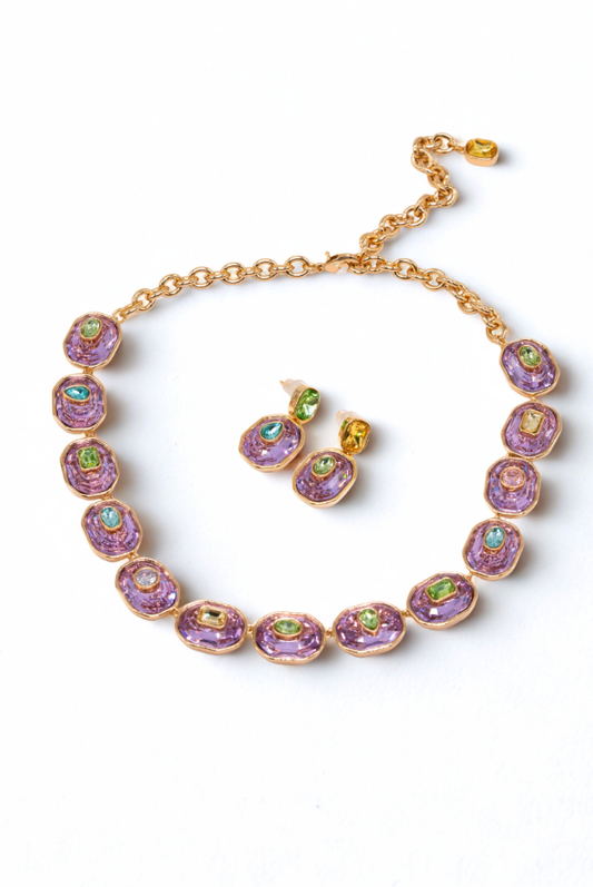 Lavender Glow Necklace Set