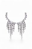 Marquise Fringe Chandelier Earrings