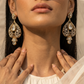 Antique Filigree Polki Earrings