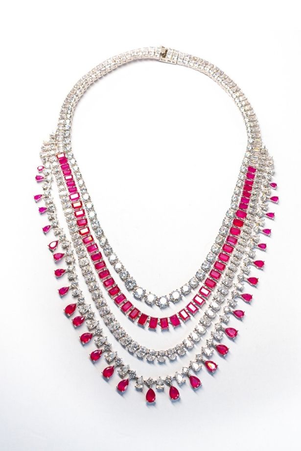 Ruby Royale Layered Necklace