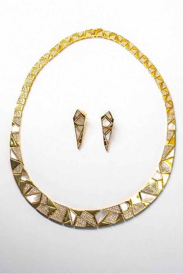 Auric Mosaic Bridal Set