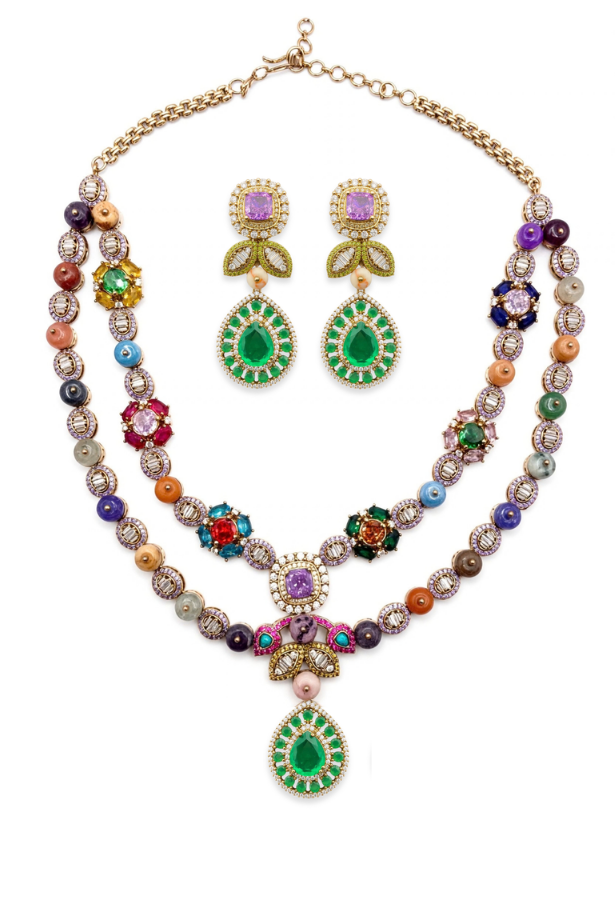 Jardin des Gemmes Multicolour Necklace Set