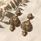 Antique Filigree Polki Earrings
