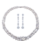 Classic Diamond Statement Necklace Set
