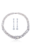 Classic Diamond Statement Necklace Set