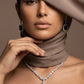 Noir Sovereign Solitaire Necklace Set – Dubai Prestige Edition
