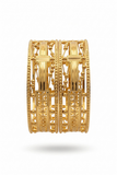 Gold Filigree Heritage Bangle Set