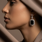 Noir Sovereign Solitaire Necklace Set – Dubai Prestige Edition