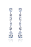 Diamond Cascade Statement Earrings