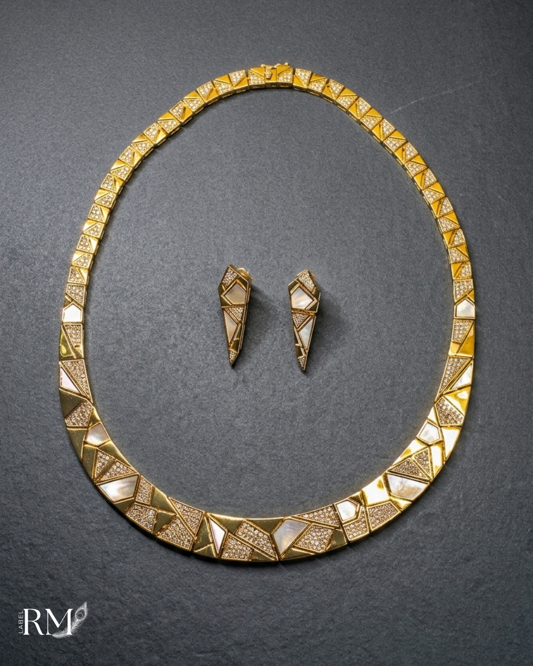 Auric Mosaic Bridal Set