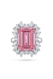 Imperial Blush Pink Doublet Statement Ring