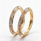 Tri-Tone Regal Spark Bangle Pair