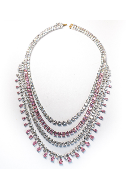 Blush Crystal Cascade