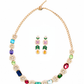 Celestial Multicolor Crystal Necklace Set