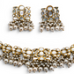 Mother of Pearl Pearl Fringe Choker Set