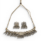 Mother of Pearl Pearl Fringe Choker Set