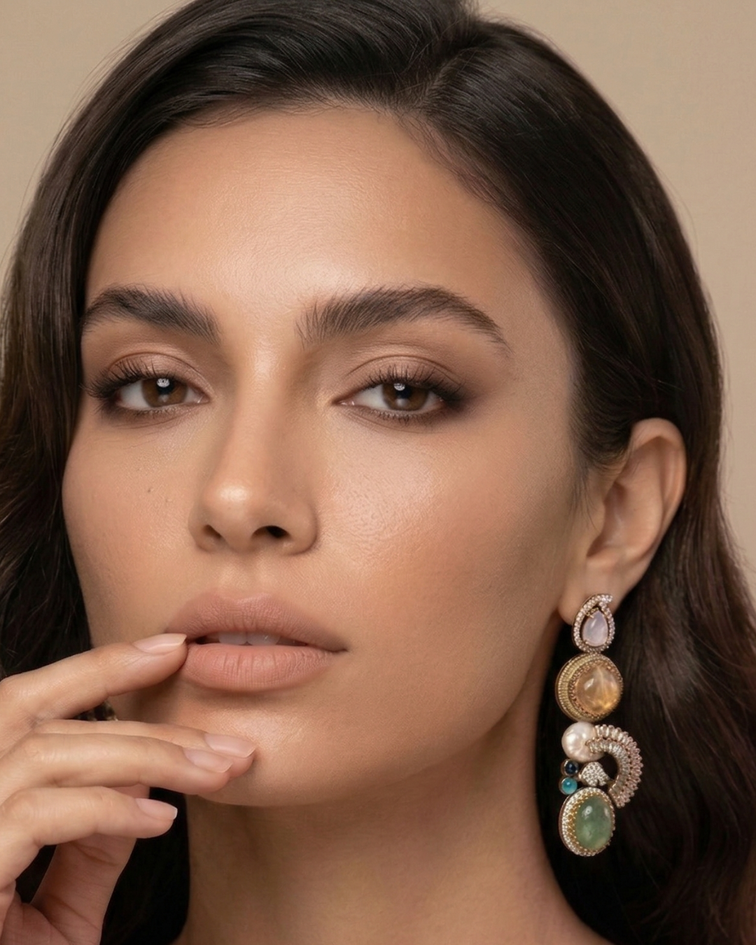Temple Style Kundan Necklace – Indian Luxury
