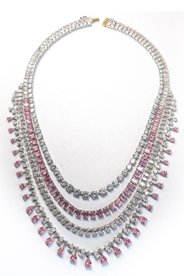 Blush Crystal Cascade