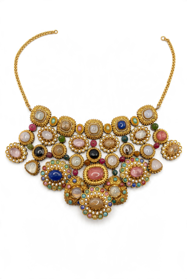 Navratan-Inspired Heritage Bridal Set