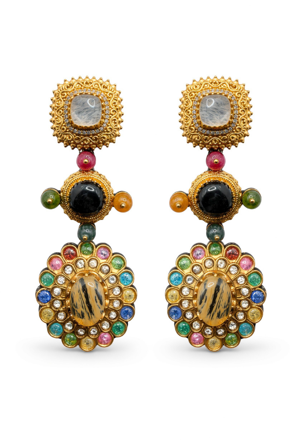 Navratan-Inspired Heritage Bridal Set