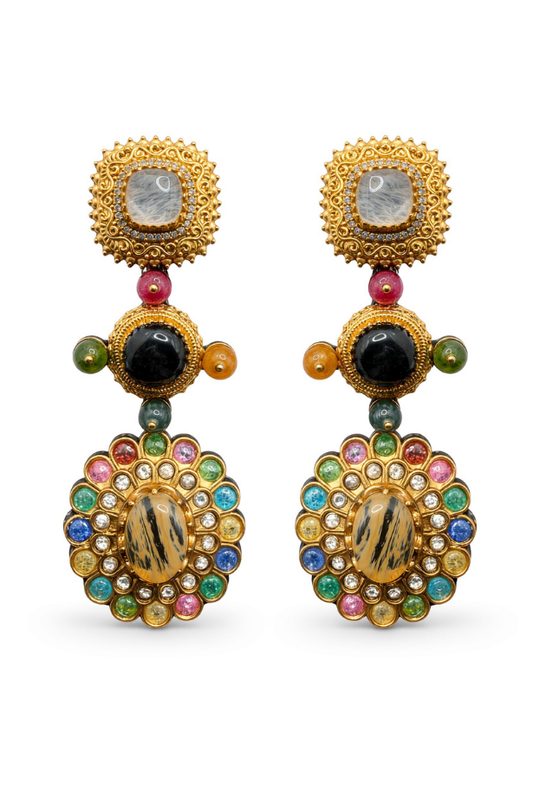 Navratan-Inspired Heritage Bridal Set