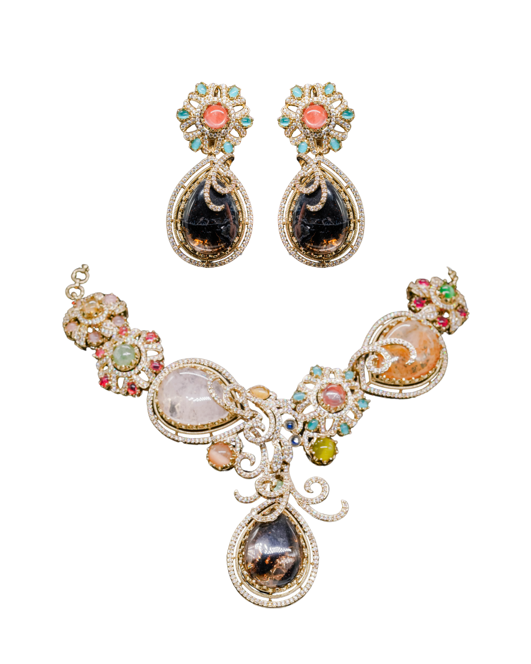 Polki Bridal Necklace Set – Indian Luxury