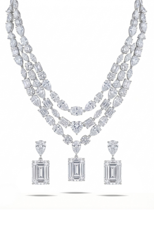 Light of the Moon Necklace Set – Dubai Royal Collection