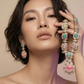 Multicolor Gemstone Statement Necklace – Indian Luxury