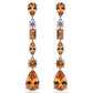 Citrine Cascade Statement Earring