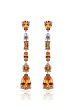 Citrine Cascade Statement Earring