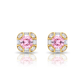 Blush Pink Cushion Statement Studs