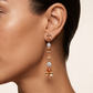 Citrine Cascade Statement Earring
