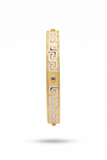 Ivory Grecian Gold Hinged Bangle