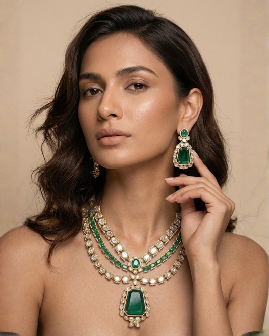 Heritage Bridal Choker Set – Indian Luxury