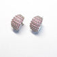 Lavender Pavé Dome Studs
