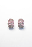 Lavender Pavé Dome Studs
