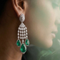 Midnight Emerald Illusion Necklace set