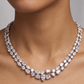 Classic Diamond Statement Necklace Set