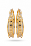 Two-Tone Imperial Lattice Bangle Pair