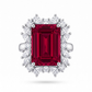 Imperial Ruby Red Doublet Statement Ring