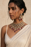 Ruby Polki Statement Necklace