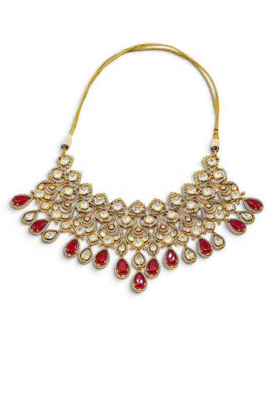 Ruby Polki Statement Necklace