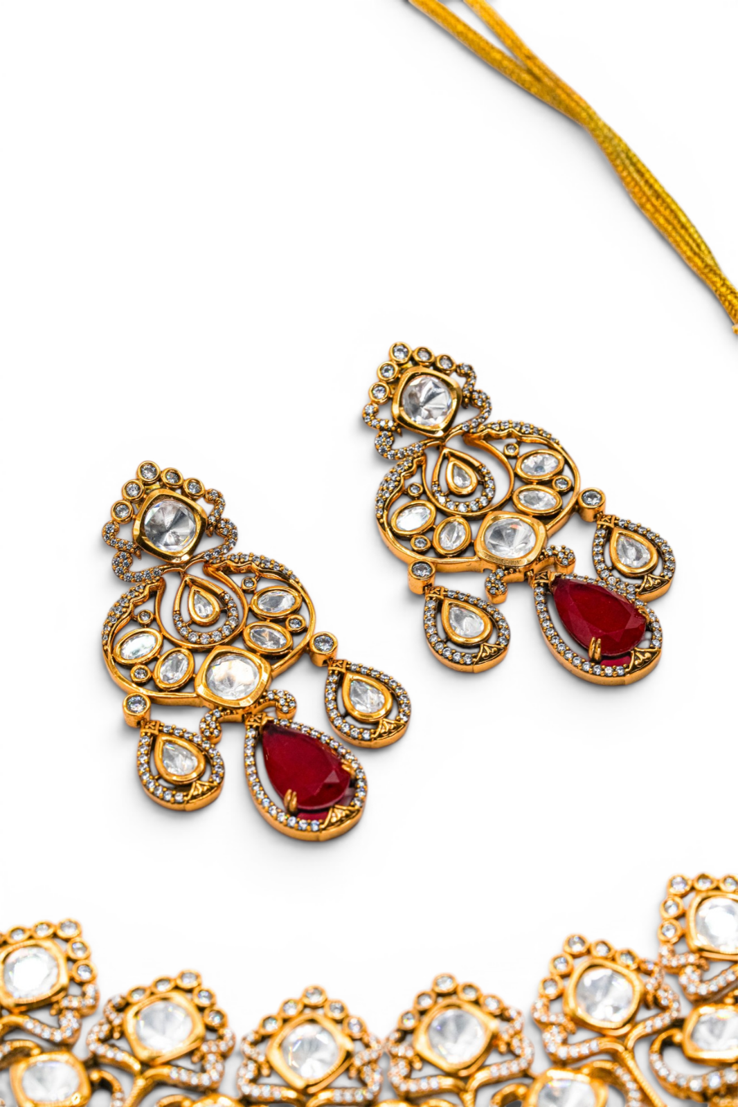 Ruby Polki Statement Necklace