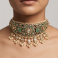 Emerald Empress Kundan Choker Set